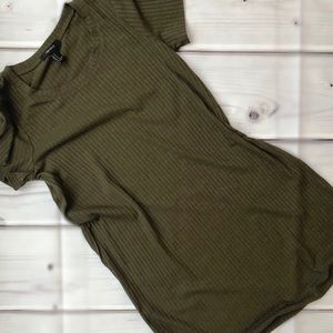Forever 21 Ribbed Olive dress